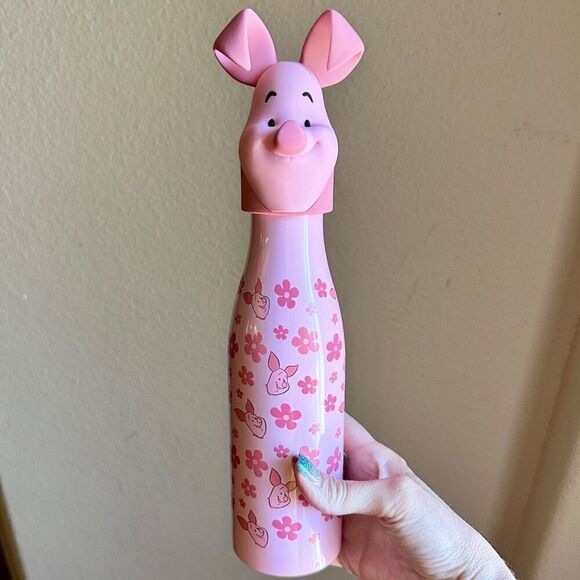 Piglet Stainless Steel Water Bottle Disney NEW Winnie Pooh Tigger 17oz - Picture 7 of 8